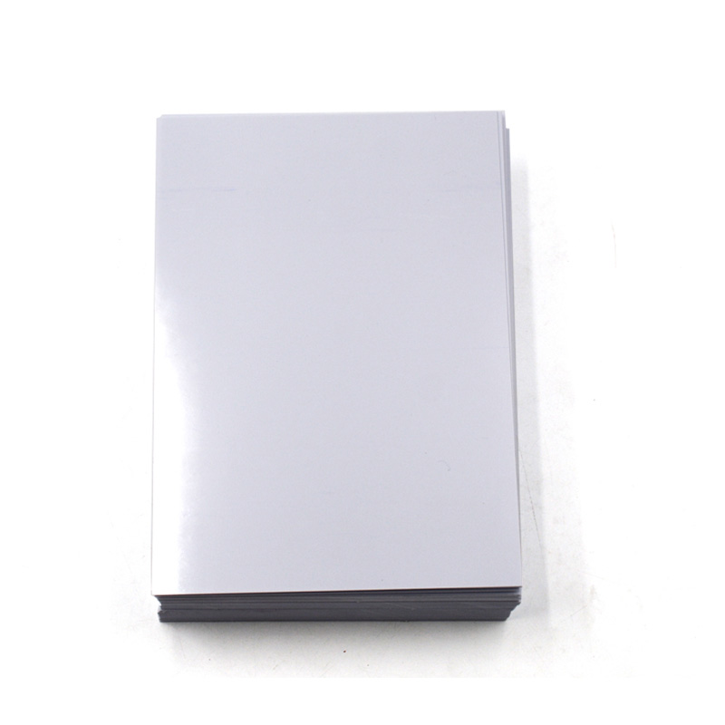 Folha plástica do ANIMAL DE ESTIMAÇÃO do tamanho da folha A4 do silicone resistente ao calor branco para fazer o cartão da identificação