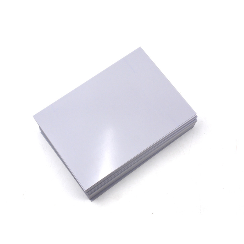 Folha plástica do ANIMAL DE ESTIMAÇÃO do tamanho da folha A4 do silicone resistente ao calor branco para fazer o cartão da identificação