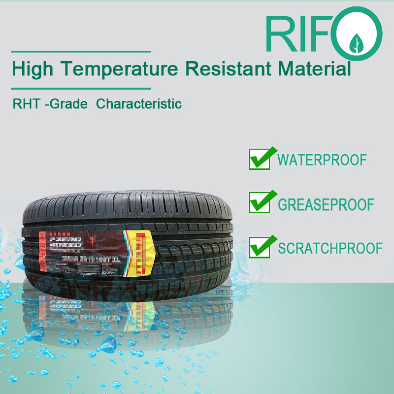 Etiqueta para pneus de carro resistente à água e à temperatura
