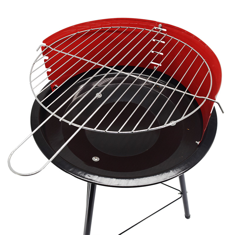 baixo preço altura ajustável ao ar livre simples grelhador a carvão para churrasco