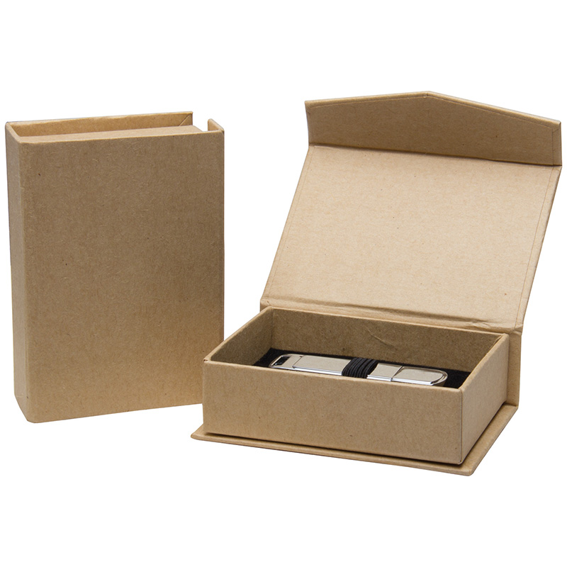 Caixa de papel rígida feita sob encomenda de Kraft para o empacotamento do saquinho de chá