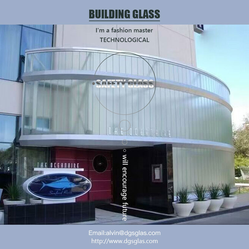 Peso leve novo material de construção l translúcido U em forma de canal de perfil preço de vidro