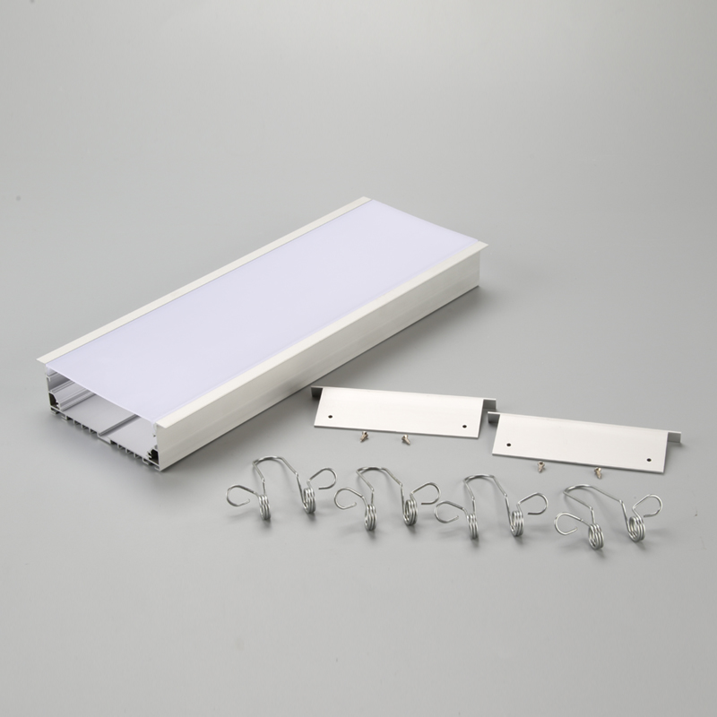 Extrusão de alumínio LED com tampa de difusor canal de alumínio para faixa de LED