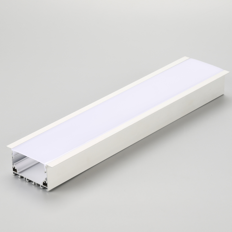 Iluminação de perfil baixo recesso para 12 v led luz faixa LED canal de luz 55 * 32mm