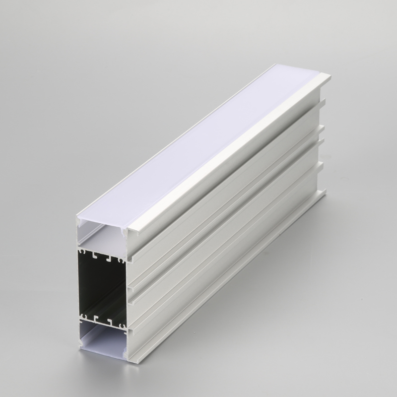 Suspender / pendurar caixa linear LED com bom perfil de alumínio e tampa do PC