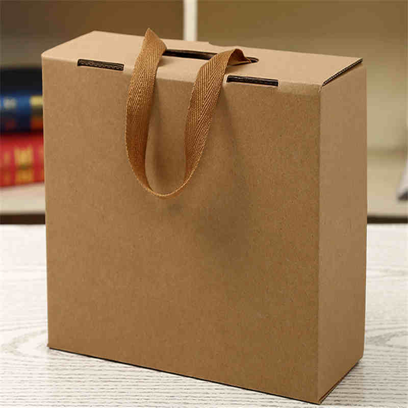 Caixas de papel para embalagem de alimentos com alça