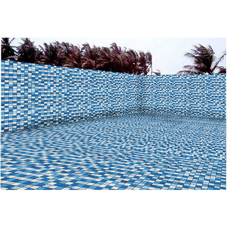 Azul barato da telha da piscina do mosaico do vidro de cristal do preço do competidor