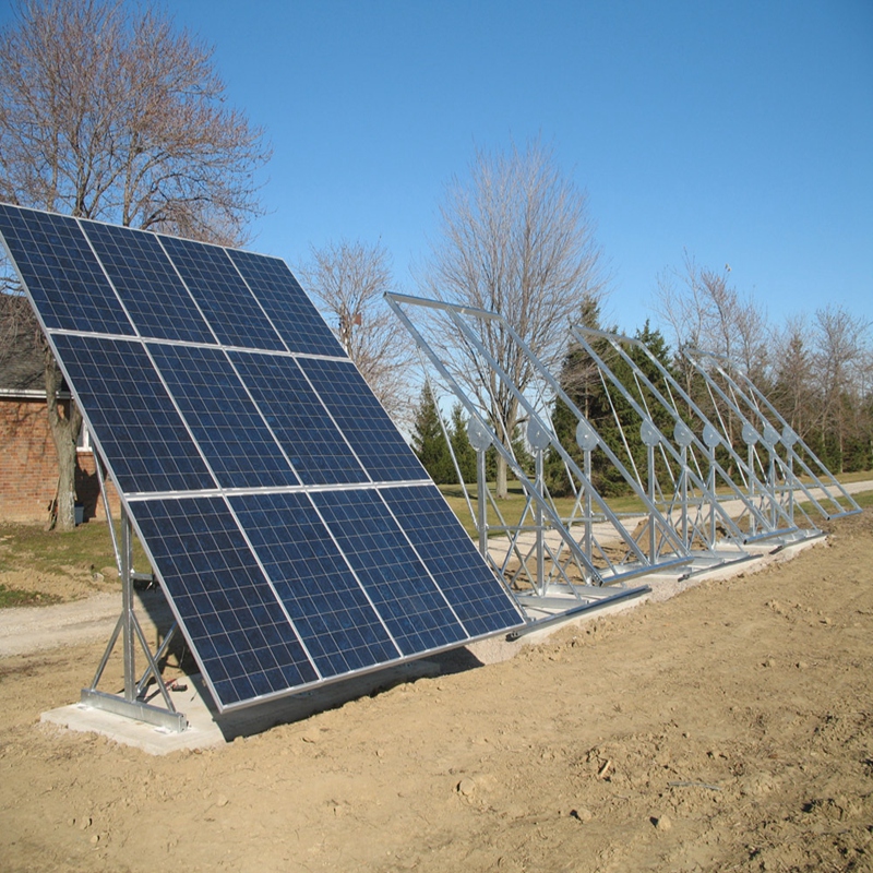 Estrutura de aço da energia solar