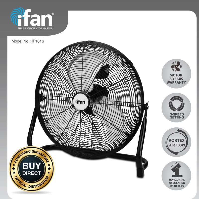 iFan - PowerPac Ventiladores de alta velocidade de 16 polegadas (IF1816) Eletrodomésticos (estoques disponíveis)