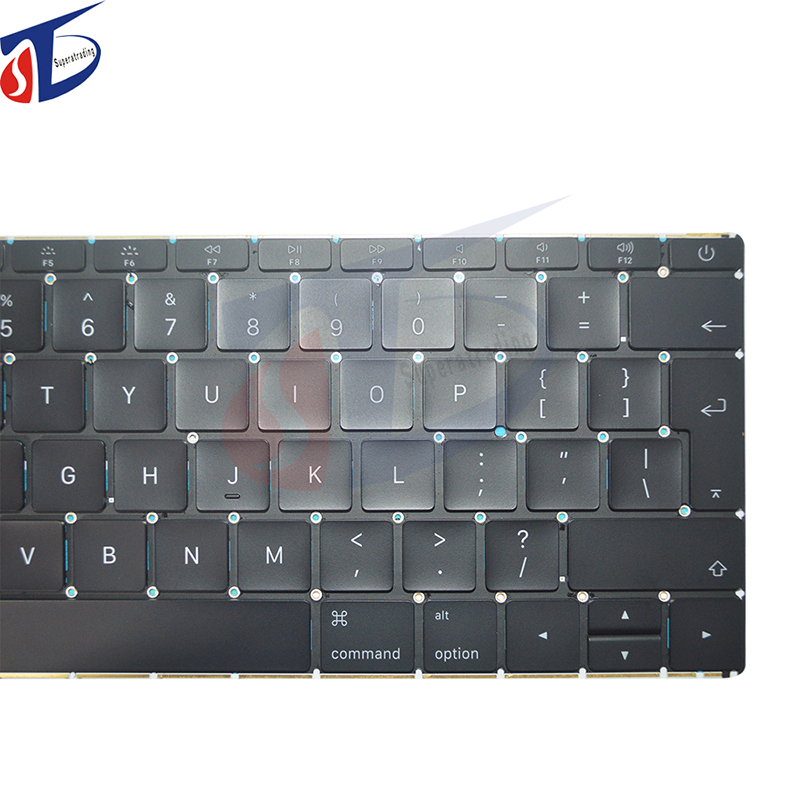 100% Novo teclado do Reino Unido para Apple Macbook Pro Retina 12 '' A1534