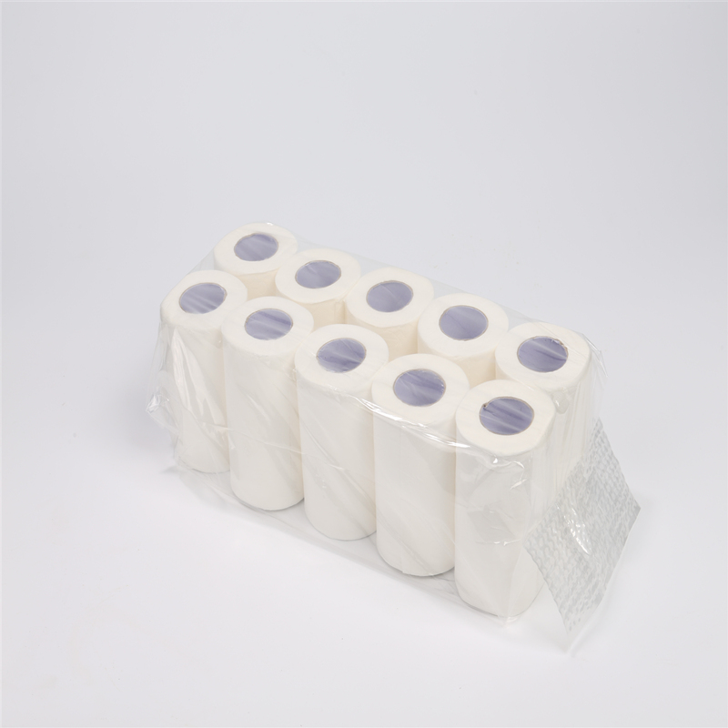 Toalete macia de bambu Unbleached do papel de tecido do rolo de toalete / papel higiênico de rolo