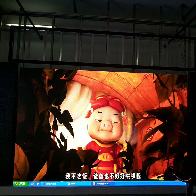 A cor P3 completa HD conduziu a tela de exposição conduzida da tela de Digitas da parede de vídeo / p3 smd2121 aluguer interno