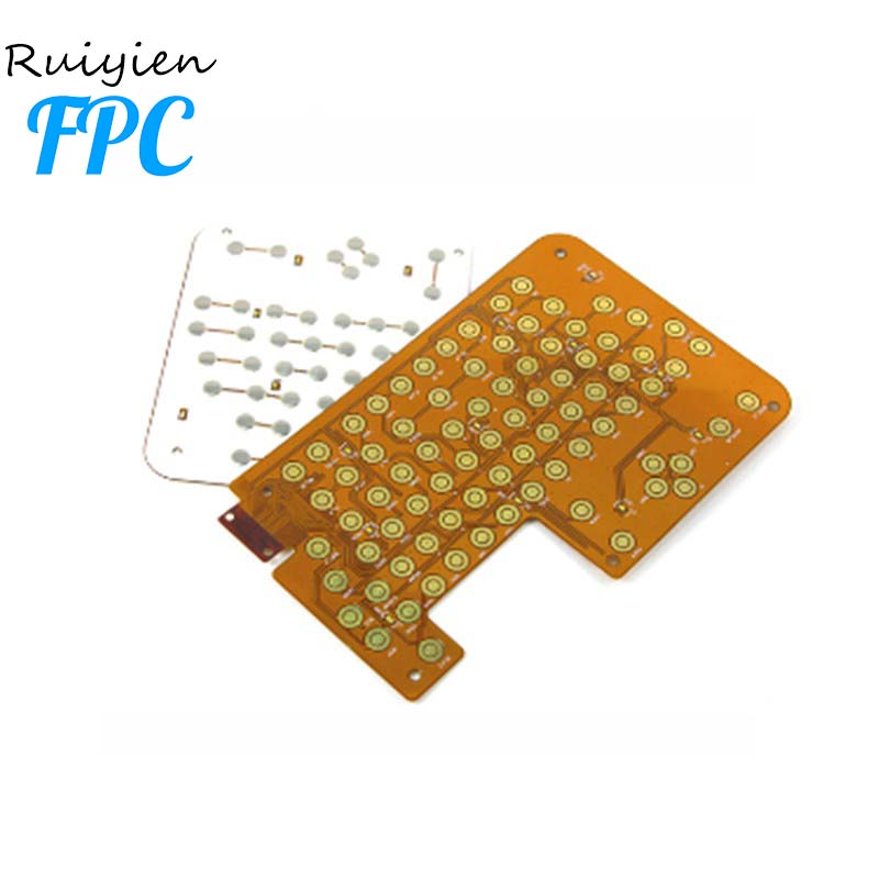 Fabricação de circuito impresso flexível fpc poliimida adesivo material de dedo de ouro de impressão digital flex pcb placa de circuito fpc cabo