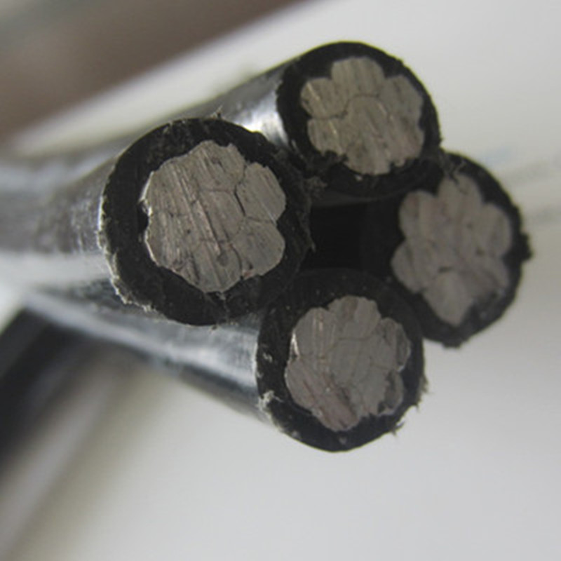 Fabricantes de cabos ABC de alumínio encalhado 4 núcleo abc cabo trançado