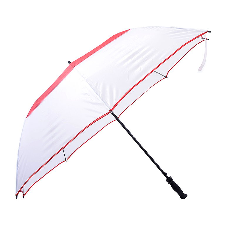 Guarda-chuva superior do golfe do fornecedor 30inch 8ribs da dupla camada do guarda-chuva de China com impressão do logotipo