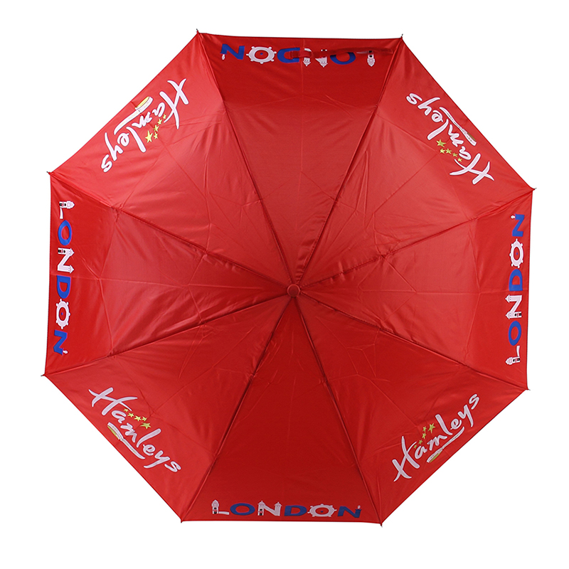 Guarda-chuva de impressão personalizada atacado promoção de itens de propaganda 3 dobra guarda-chuva