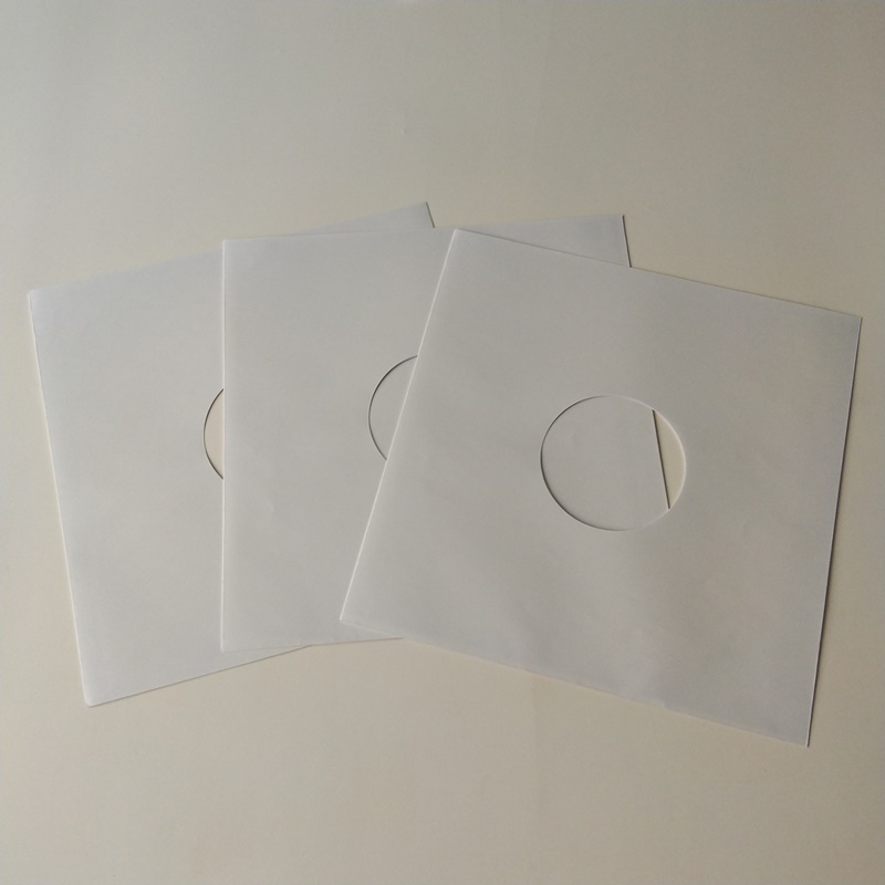 12 luvas internas do vinil LP do Livro Branco para o registro de vinil 33RPM