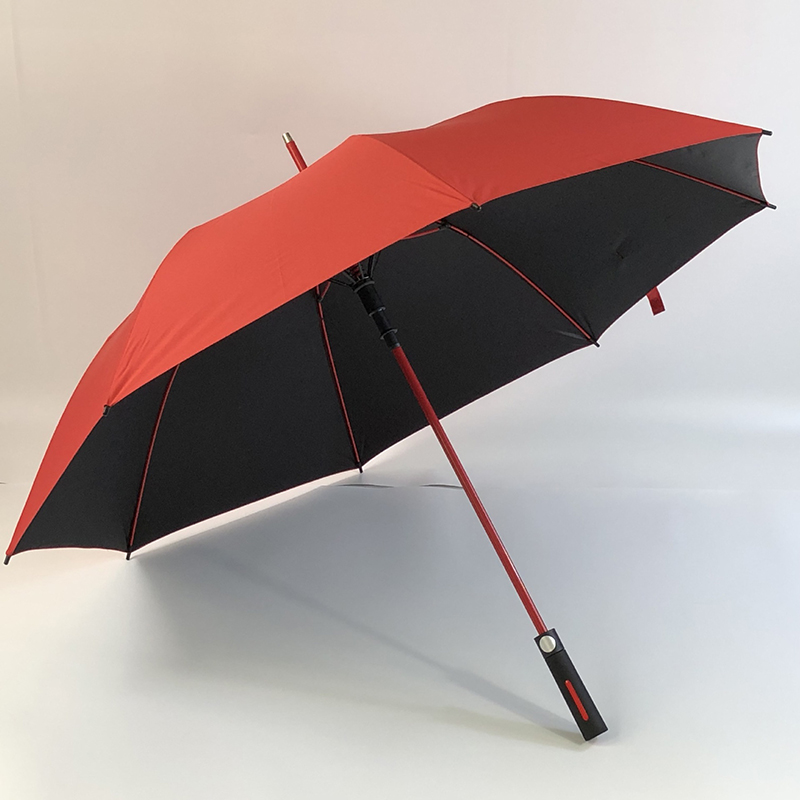 Quadro colorido da fibra de vidro da propaganda de 27 polegadas Guarda-chuva do golfe Guarda-chuva aberto da única camada auto