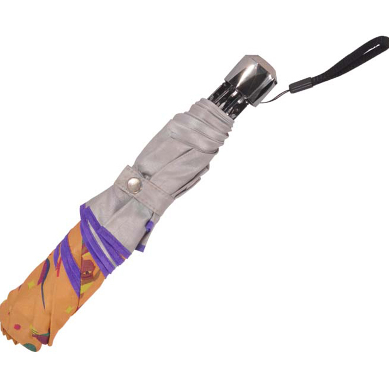 Guarda-chuva de 3 dobras com revestimento de prata Guarda-chuva do lápis