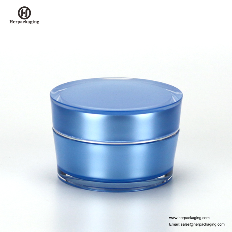 HXL227 luxo redondo frasco cosmético acrílico vazio