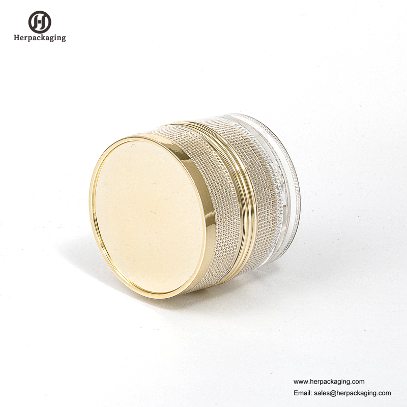 HXL236 luxo redondo frasco cosmético acrílico vazio