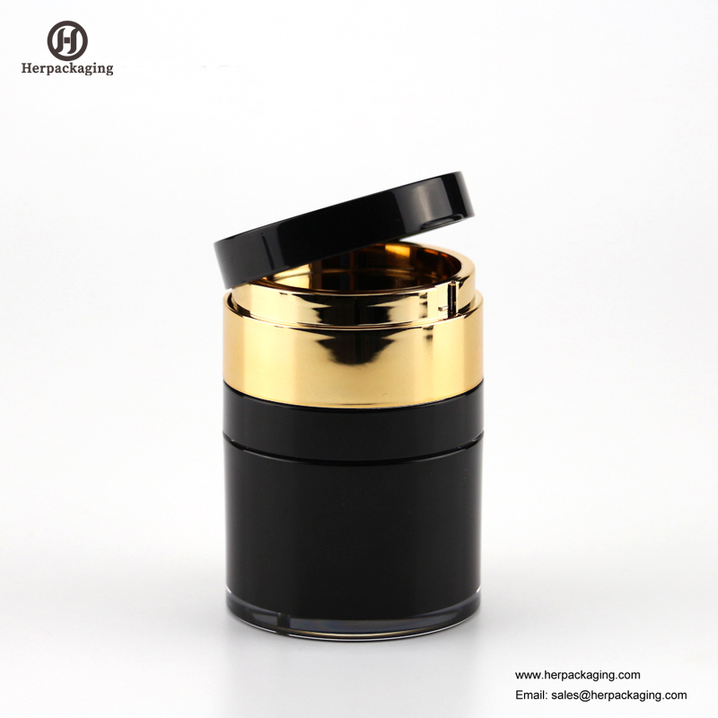 HXL417A luxo redondo frasco cosmético acrílico vazio
