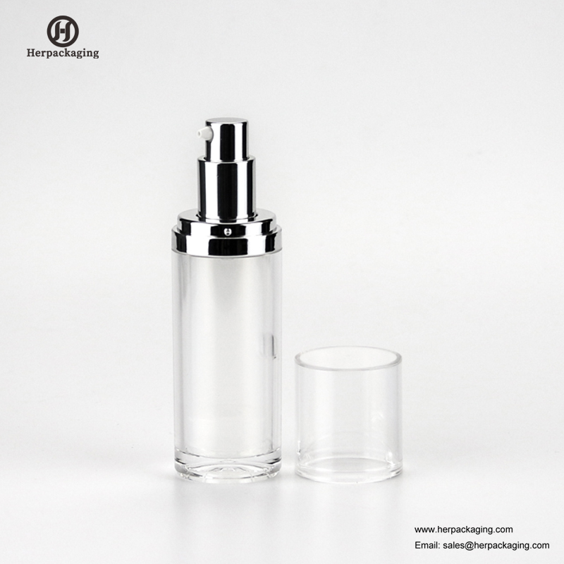 HXL412 Creme airless Acrílico Vazio e Lotion Bottle recipiente para cuidados com a pele embalagem de cosméticos