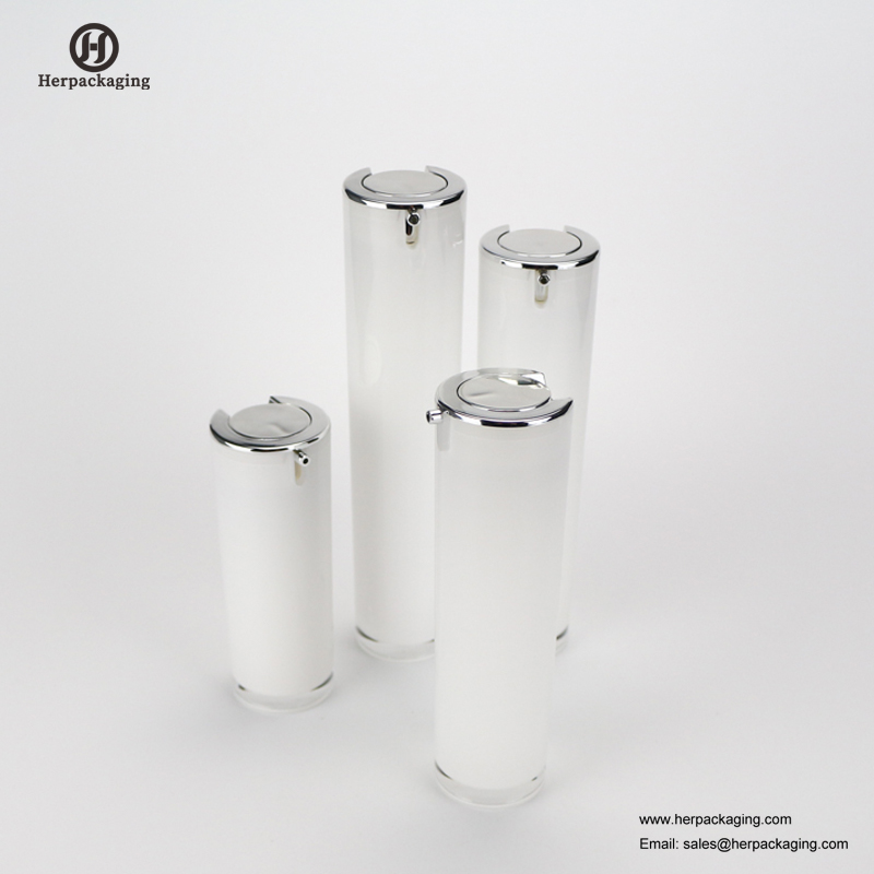 HXL413 Vazio Acrílico Airless Creme e Lotion Bottle recipiente de cuidados com a pele embalagem de cosméticos