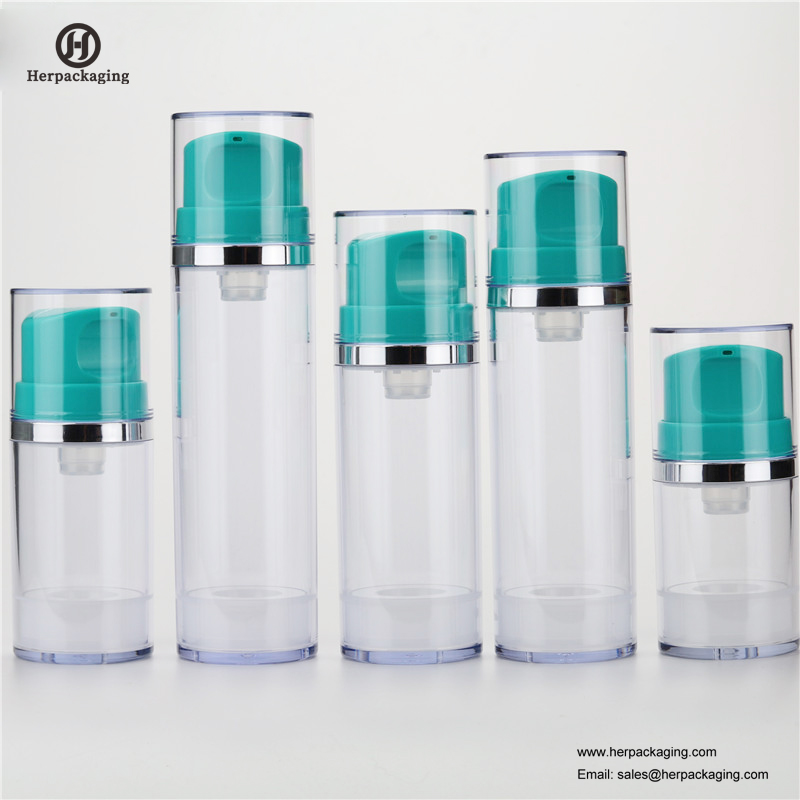 HXL415 Creme airless Acrílico Vazio e Lotion Bottle recipiente de cuidados com a pele embalagem de cosméticos