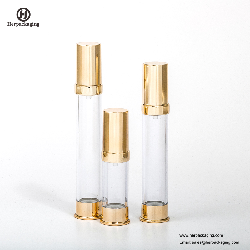 HXL422 Creme airless Acrílico Vazio e Lotion Bottle recipiente de cuidados com a pele embalagem de cosméticos