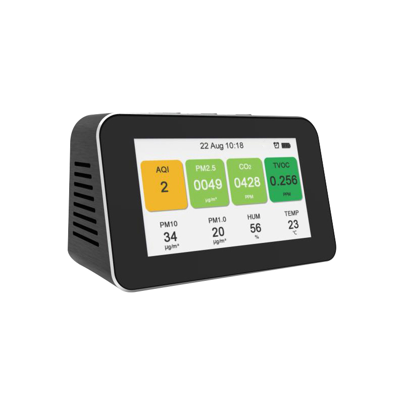 Dienmern 2019 detector de qualidade do ar Portátil CO2 PM2.5 tester detector de ar interno PM1.0 PM10 monitor de qualidade do ar inteligente HCHO