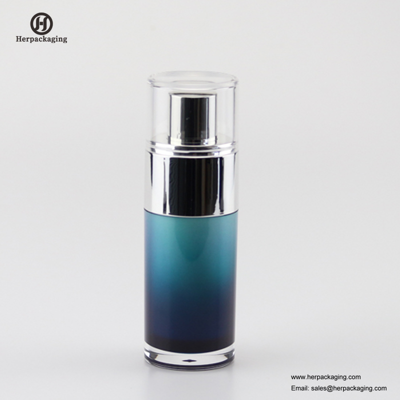 HXL432 Vazio Acrílico Airless Creme e Lotion Bottle Embalagens de cosméticos para cuidados com a pele recipiente