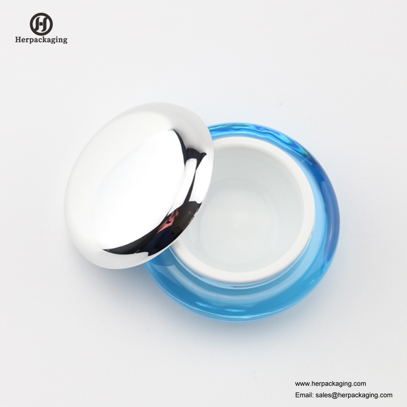 HXL226 luxo redondo frasco cosmético acrílico vazio
