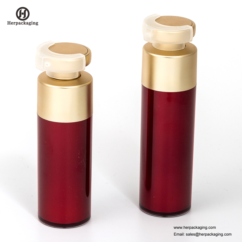 HXL3210 Vazio acrílico creme sem ar e loção garrafa recipiente de cuidados com a pele embalagem de cosméticos
