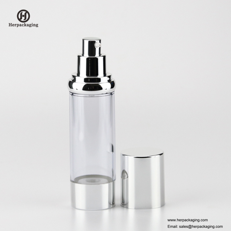 HXL4210 Vazio Acrílico creme sem ar e Loção Recipiente para cuidados com a pele embalagem de cosméticos