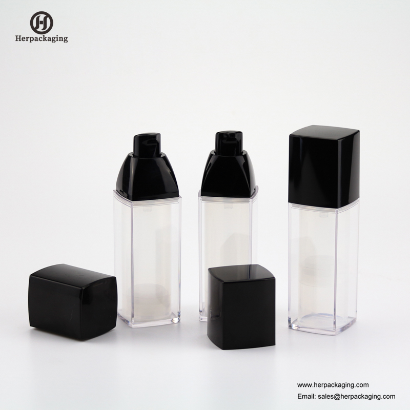 HXL-FRJ Vazio acrílico creme sem ar e Lotion Bottle recipiente de cuidados com a pele embalagens de cosméticos