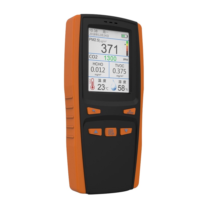 Detector portátil de CO2 Medidor de CO2 DM509 Sistema de monitoramento de qualidade de ar PM2.5 detector de poeira