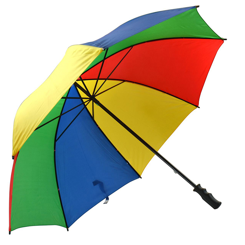 Guarda-chuva aberto do golfe da função do manual do guarda-chuva da chuva do esporte do tamanho grande