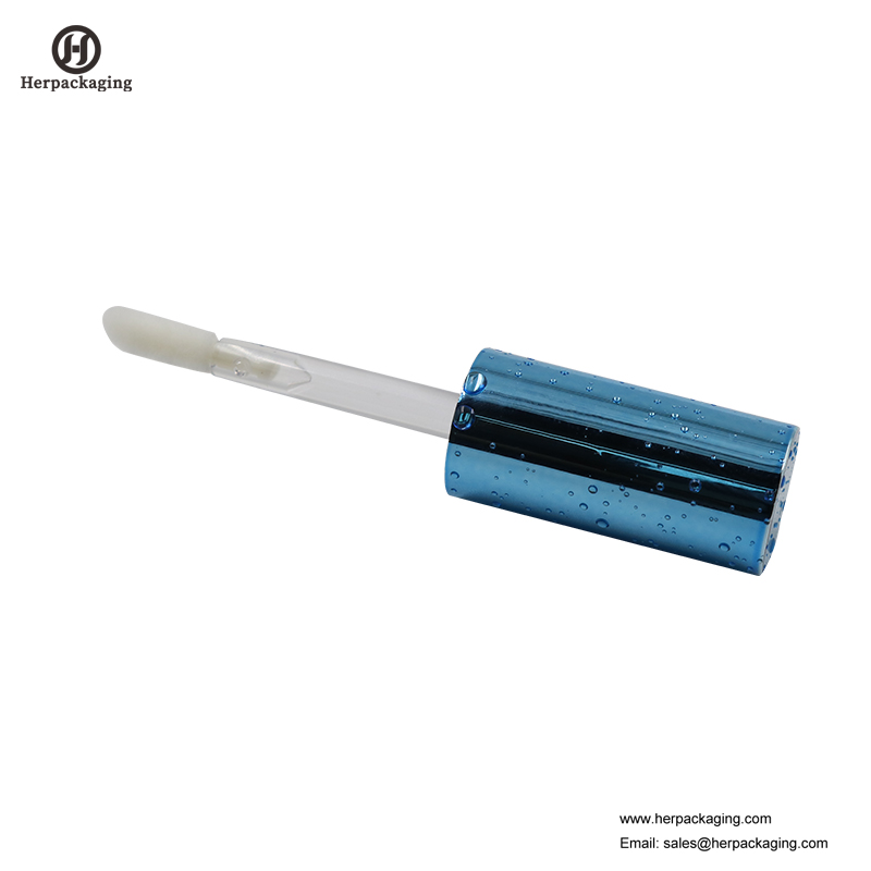 HCL307 Clear Plastic Vazio lip gloss tubos para produtos cosméticos cor flocados aplicadores de brilho labial