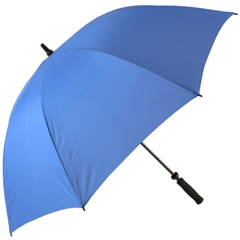 2019 o melhor vendendo o guarda-chuva aberto do golfe do manual da tela do pongee do quadro da fibra de vidro do windproof