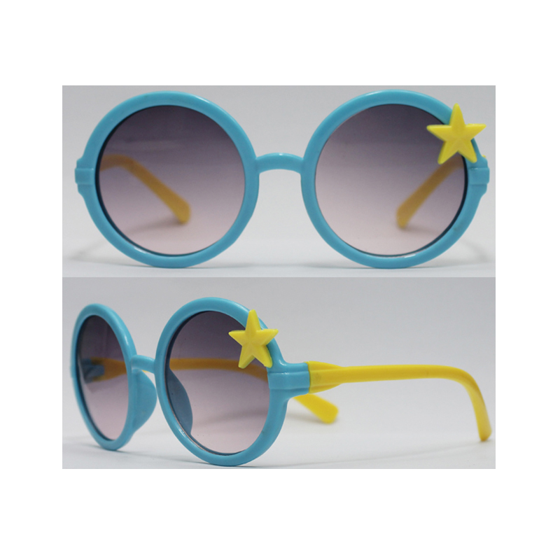 Novas moda infantil plástico óculos de sol, terno para meninas, várias cores estão disponíveis