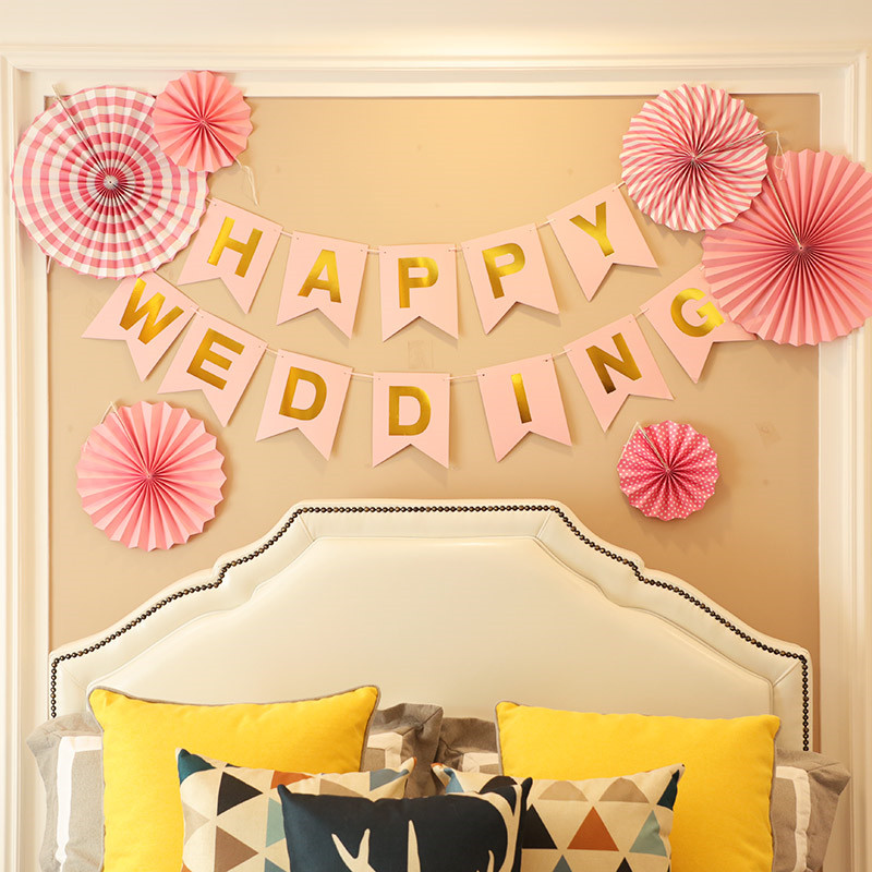 Decorações de teto banners balões fita garland para festa de casamento Chirstmas dia
