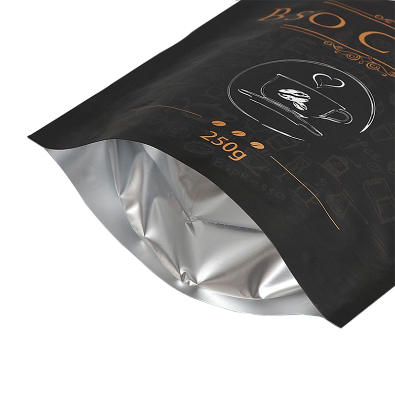 Os sacos de café personalizados do logotipo reusáveis ​​levantam-se o saco com sacos de empacotamento ziplock para o café