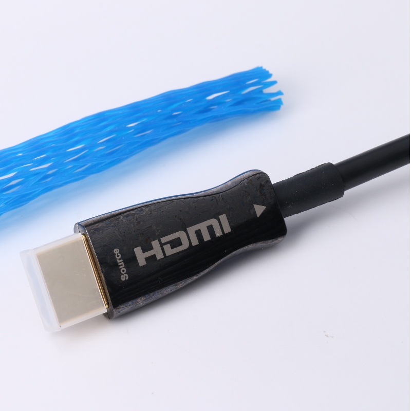 CABO da fibra HDMI da função do ARCO (transmissão de fibra óptica), híbrido Optoelectronic; Concha de metal, 4K