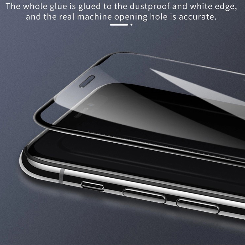 Protetor de vidro moderado da tampa da tampa 3D completa para Iphone XI / XI MAX 2019