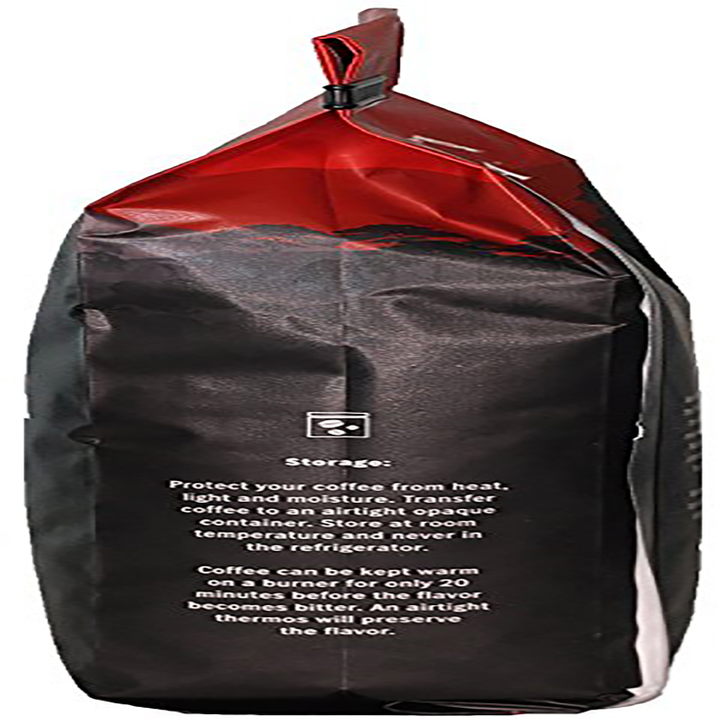 O logotipo feito sob encomenda imprimiu o selo do quadrilátero 2,5 quilogramas 3kg 5kg 10kg grandes sacos de café grandes laminados materiais de 15kg