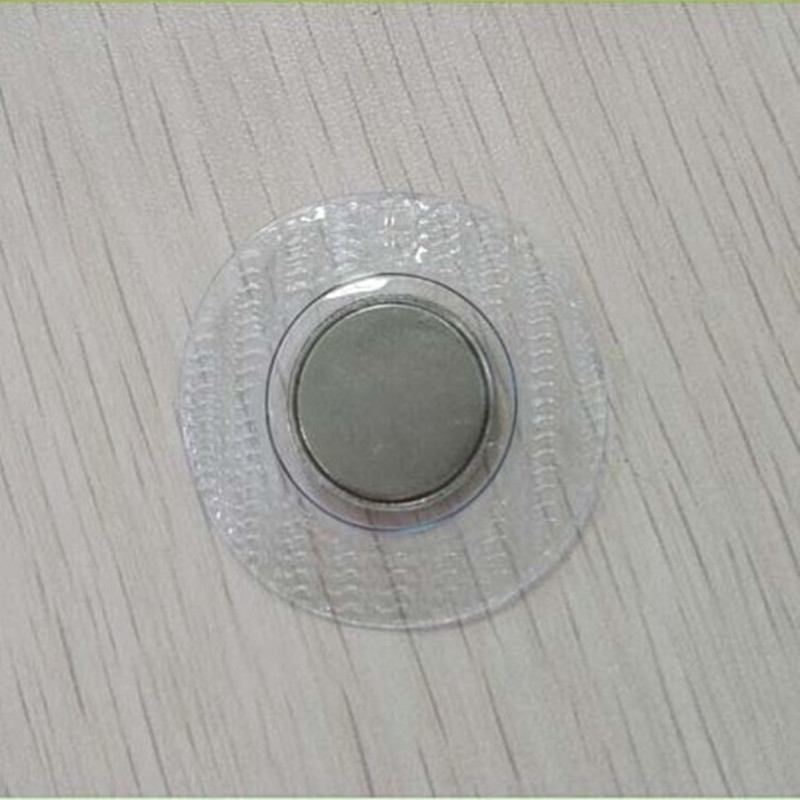 Botão magnético escondido filmado plástico de alta qualidade de N35 NdFeB