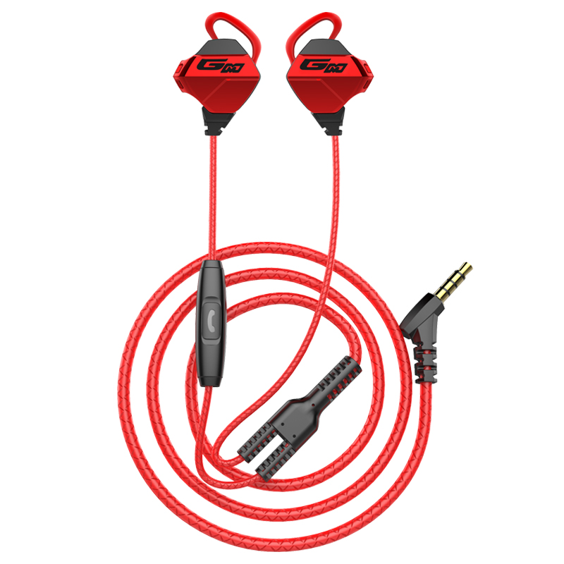 E-sports Gaming Headsets Celular e PC Universal Headphones Fone de ouvido com dois microfones