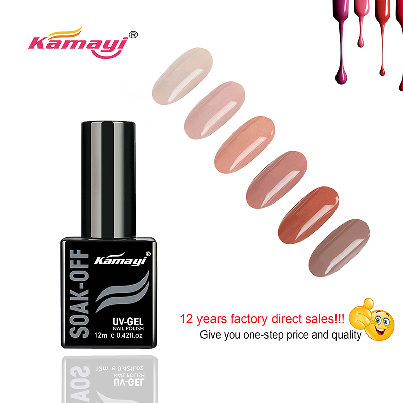 Kamayi LED Gel Unha Polonês Para Nail ArtOs Melhores Preços color uv gel polish Mineral Color Gel UV