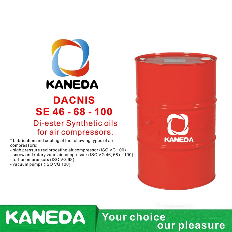 KANEDA DACNIS SE 46 - 68 - 100 Di-éster Óleos sintéticos para compressores de ar.
